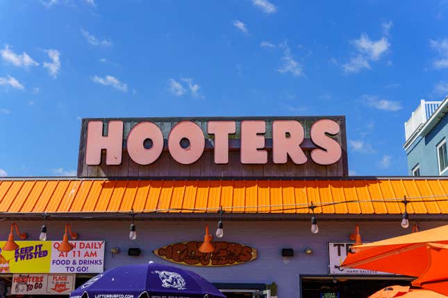 A Hooters at the Ocean City Boardwalk in Maryland. 
