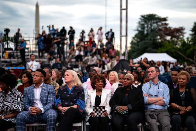 Bild für Artikel mit dem Titel Die schönsten Momente der Juneteenth-Feier im Weißen Haus