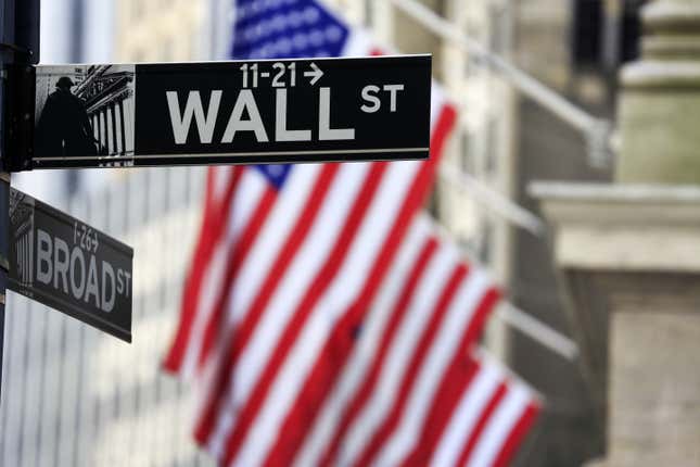 Wall St sign