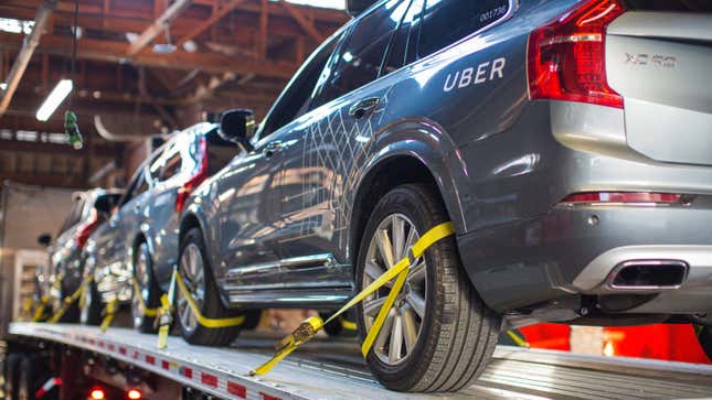 Image for article titled Rebuffed in California, Uber is taking its self-driving cars to Arizona (on self-driving trucks)