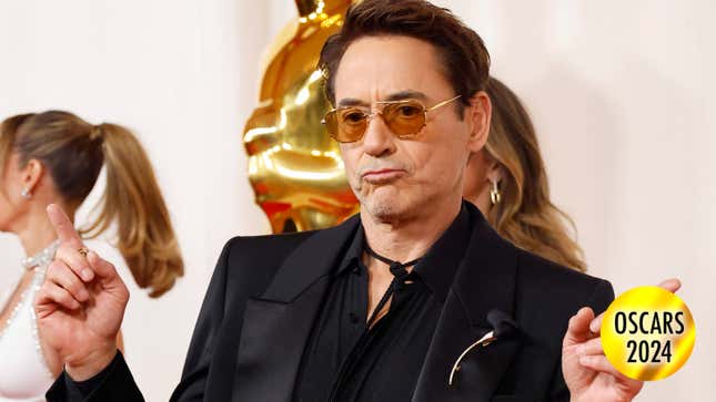 Robert Downey Jr. auf dem roten Teppich der Oscar-Verleihung