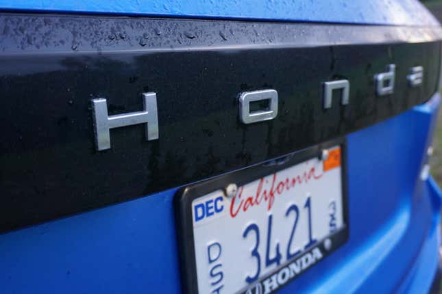 A blue 2024 Honda Prologue Elite.