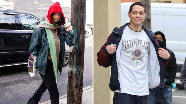 Image for article titled Stop Everything! The First Photos of Pete Davidson and Emily Ratajkowski Are Here.