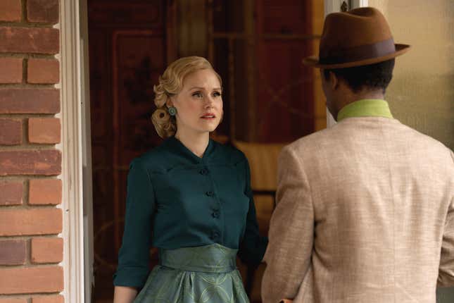 Alison Pill and Dewshane Williams in Hello Tomorrow!