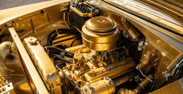 Image for article titled You Can Be The Envy Of Every Boomer In This All-Gold Chevy Bel Air