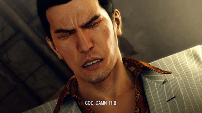 A Yakuza cries. 