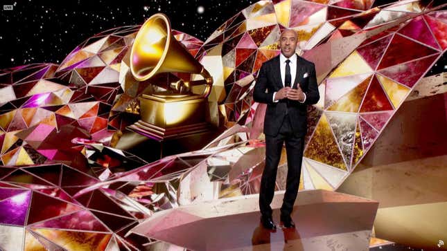 In this screengrab released on March 14, Recording Academy Chair and Interim President/CEO Harvey Mason Jr. speaks onstage during the 63rd Annual GRAMMY Awards Premiere Ceremony broadcast on March 14, 2021.