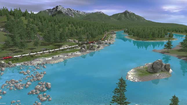 Trainz A New Era Route Canadian Rocky Mountains Columbia River Basin Screenshots and Videos Kotaku