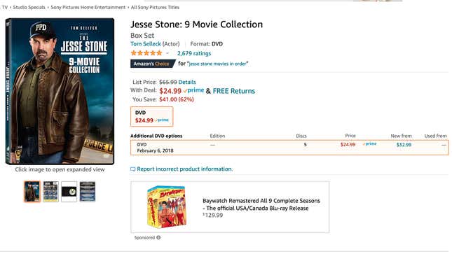Screenshot of Jesse Stone 9-Movie Collection