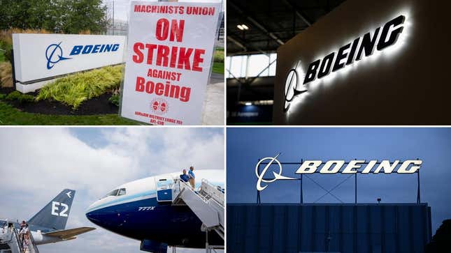 Image de l'article intitulé Grève dramatique chez Boeing, Southwest Airlines repousse un activiste et les meilleurs grands aéroports : tour d’horizon de l’actualité des compagnies aériennes