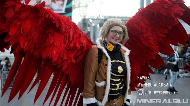 A cosplayer at Anime NYC 2024