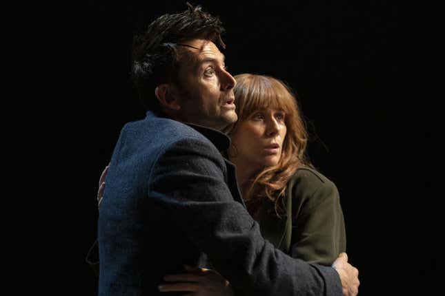 David Tennant and Catherine Tate in Doctor Who.