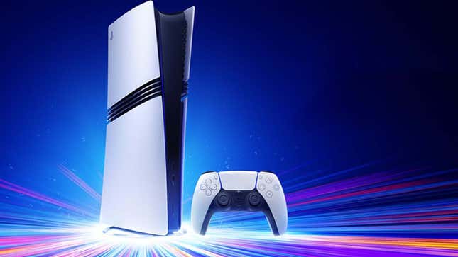 An image shows the PS5 Pro. 