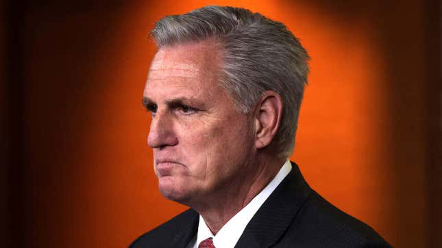 Image for article titled The Onion Looks Back On Kevin McCarthy And His Hot Streak Of Utterly Embarrassing Low Points