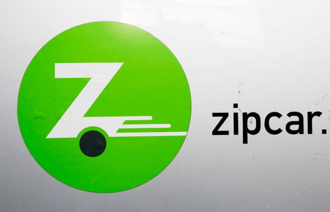 FILE - A Zipcar logo is shown, Jan. 2, 2013 in New York. Zipcar has been slapped with a $300,000 fine after U.S. regulators found that the car-sharing company allowed customers to rent vehicles with open recalls, violating federal motor safety law. The civil penalty is a part of a consent order announced by the National Highway Traffic and Safety Administration — marking the first enforcement action against a rental car company over recalls. (AP Photo/Mark Lennihan, file)