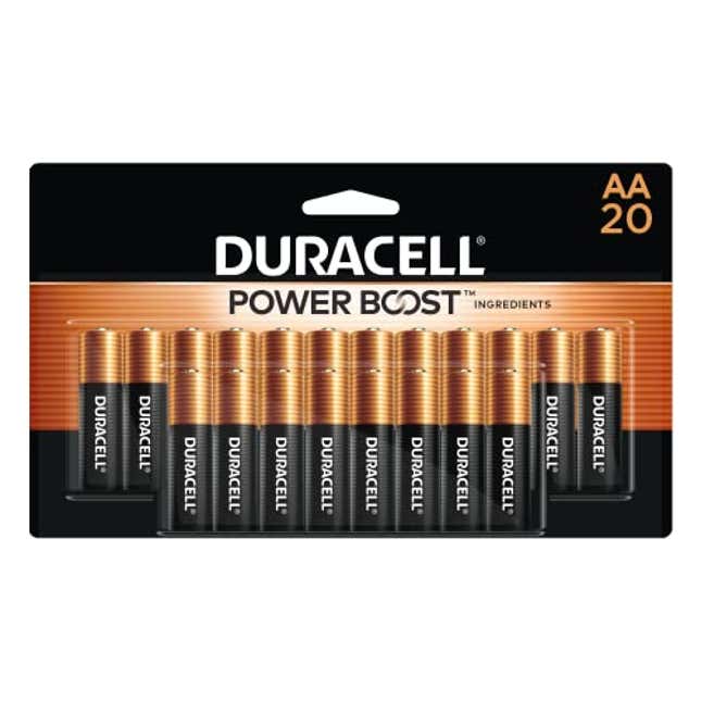 Image for article titled Duracell Coppertop AA Batteries with Power Boost Ingredients, Now 17% Off