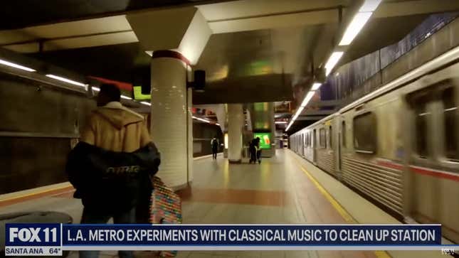 Image for article titled LA Is Blasting Classical Music at Ear-Damaging Volume to Chase Unhoused People Out of the Subway