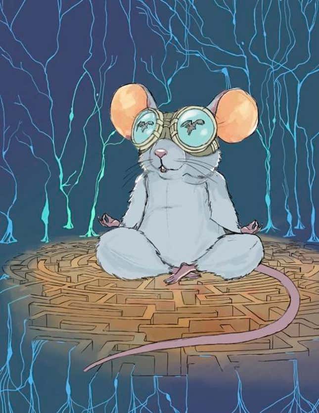 Unfortunately, mice don't wear goggles this way.