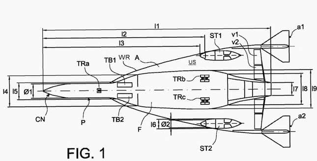 Image for article titled Airbus has patented a jet that could take you from Tokyo to Los Angeles in three hours