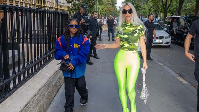 Image for article titled Kim Kardashian Files Trademark for 9-Year-Old North West to Sell Skin Care?