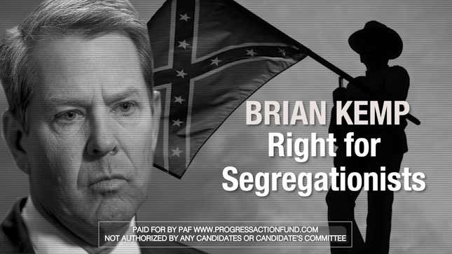 New Ad Calls Georgia Gov. Brian Kemp "Right for Segregationists"