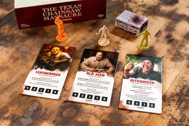 O jogo de mesa 'Texas Chainsaw Massacre' da Funko oferece diversão  sangrenta para a família