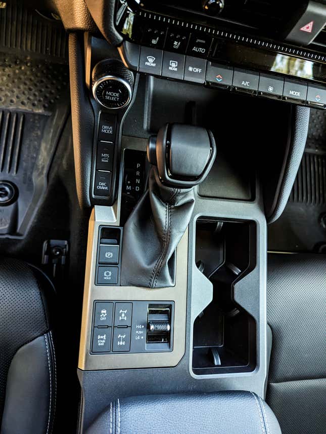 2024 Toyota Land Cruiser interior center console