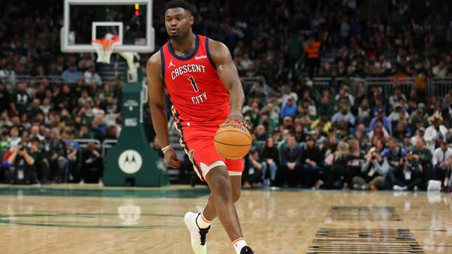 Image for article titled Zion Williamson thinks he’s slick, but we know he won’t ever be in the Dunk Contest
