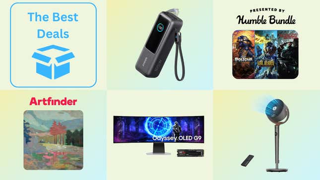 Image for article titled Best Deals of the Day: Samsung, Anker, Dreo, Humble Bundle, Artfinder & More