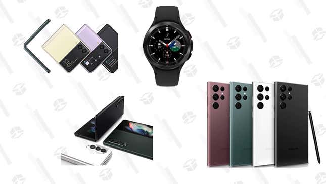 Galaxy S22 Ultra With Free Memory Upgrade and Up to $1,000 Trade-in | Samsung
Galaxy Z Fold3 + Free Galaxy Watch4 Classic and Up To $640 Trade-In | Samsung
Galaxy Z Flip3 + Free Galaxy Watch4 and Up To $325 Trade-In | Samsung