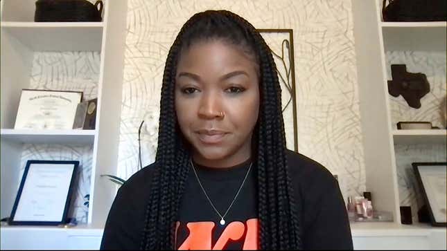 Cherelle Griner, wife of WNBA star Brittney Griner, speaks to The Associated Press Monday, June 20, 2022. 