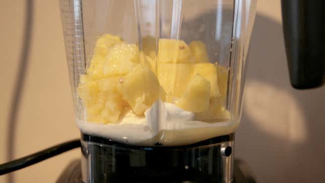 Dole Whip ingredients in blender