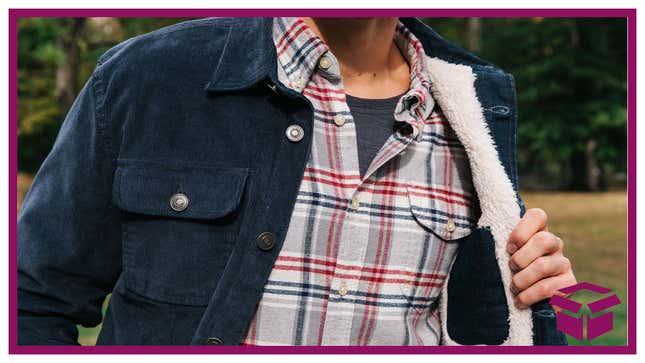 Layer up for the cold weather with JACHS NY’s shirt jackets, now on sale.