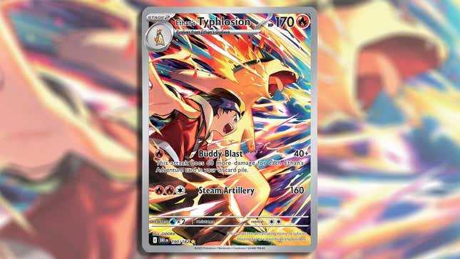 Ethan’s Typhlosion Illustration Rare