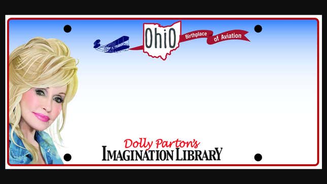 Image for article titled Dolly Parton License Plates Will Make You Wish You Lived In Ohio