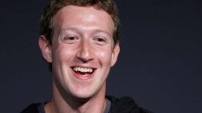 Facebook CEO Mark Zuckerberg smiles in an onstage interview for the Atlantic Magazine in Washington, September 18, 2013.