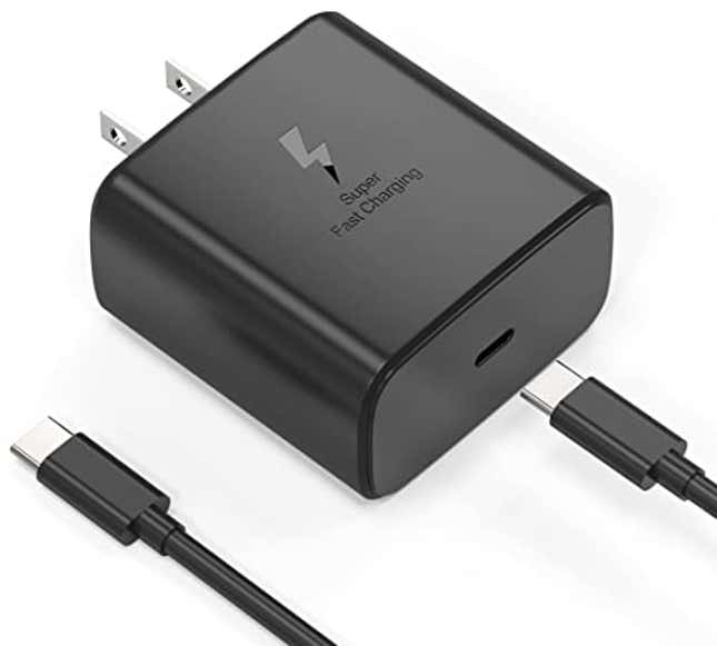 Image for article titled 2024 New 45W Samsung Charger Type C Super Fast Charging USB C Android Charger for Samsung Galaxy S24 Ultra/S24/S24+/S23 Ultra/S23/S23+/S22 Ultra/S22+/S22, Now 50% Off