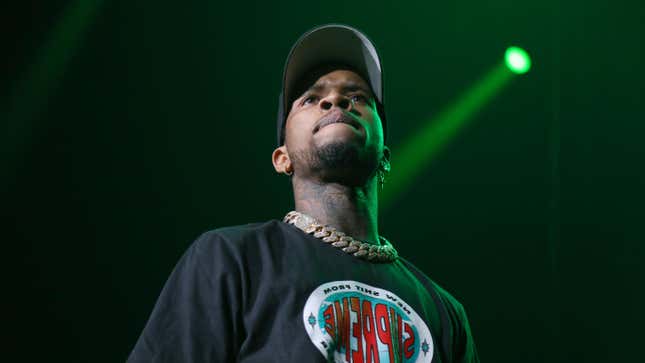 Tory Lanez performs on stage at Prudential Center on September 13, 2019 in Newark, New Jersey.