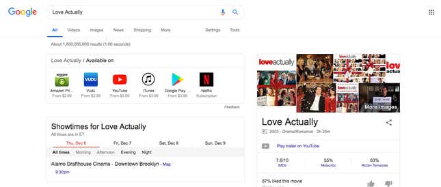 Image for article titled Google is testing ways to make it easier to find where TV shows and movies are streaming