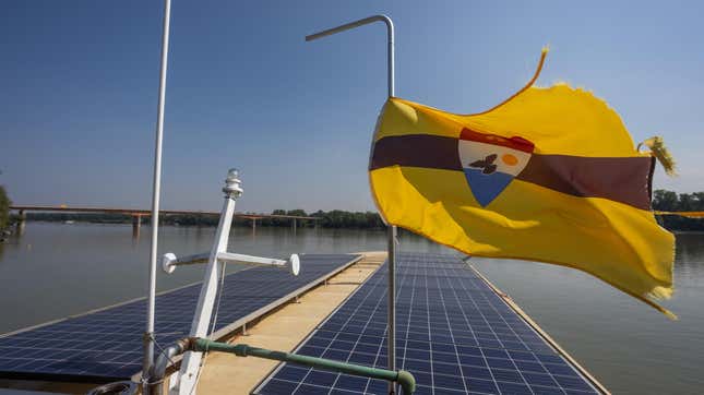 Le drapeau national du Liberland