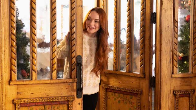 Image for article titled Lindsay Lohan's 'Falling for Christmas' Is the Perfect Antidote to Election Fatigue