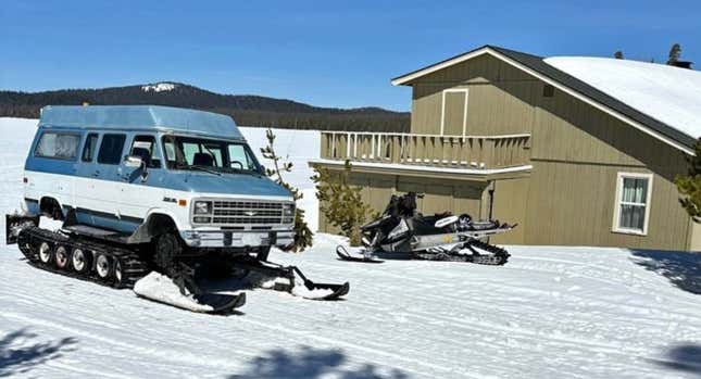 Image for article titled Chevrolet Snowmovan Combines Interests You Didn&#39;t Know You Had