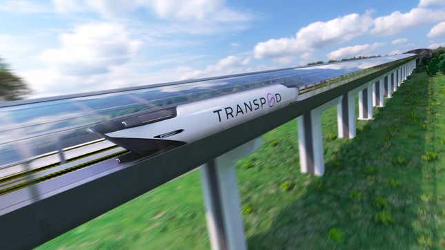 Image for article titled Canada Wants to Build a Fully Electric Tube Train That Travels at 600 MPH