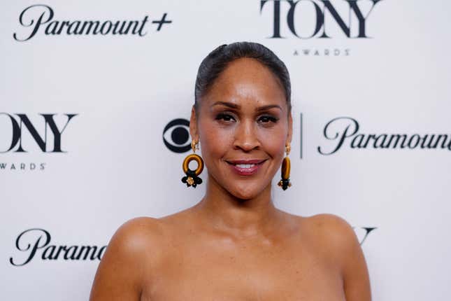 Nikki Crawford arrives at the 76th annual Tony Awards meet the nominees press day in New York City on May 4, 2023.