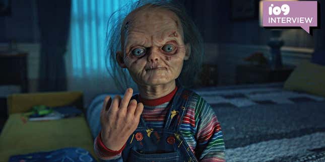 Chucky flips off the camera