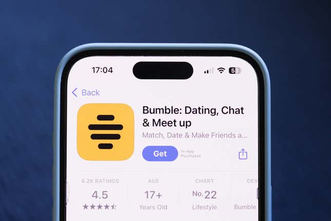 Image de l'article intitulé Les actions de Bumble s’effondrent. Sa réponse est de miser à nouveau sur les femmes de la génération Y