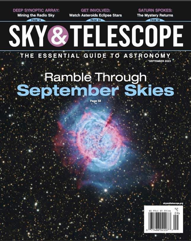 The September 2023 cover of Sky &amp; Telescope.