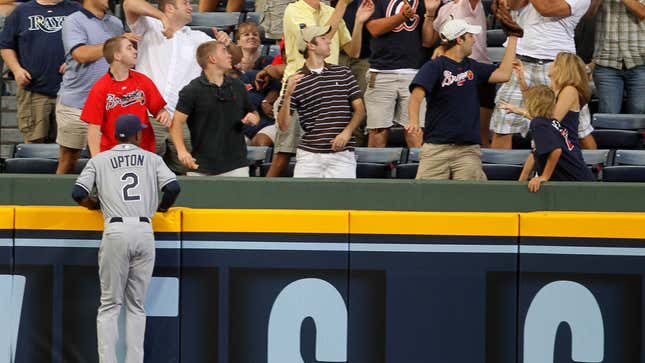 BJ Upton does not like what he sees on the other side of the fiscal cliff.