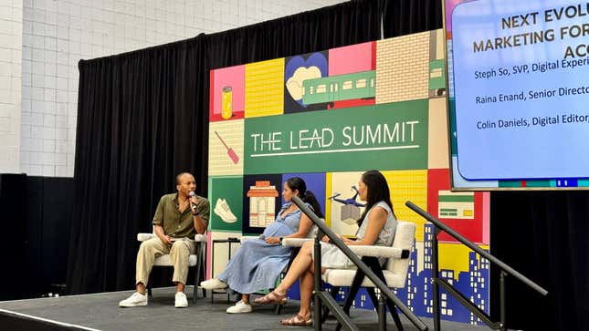 Steph So (Right), Shake Shack’s SVP of Digital Experience, during the “Next Evolution of Digital Marketing for Efficient Customer Acquisition” panel at The Lead Summit in New York on Jul. 11, 2024