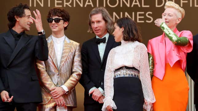 Image for article titled Tilda Swinton and Timothee Chalamet's Cannes Red Carpet Looks Kicked My Ass